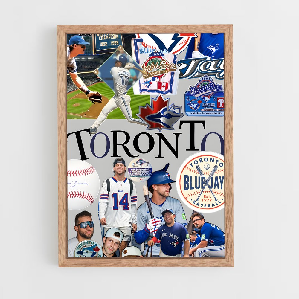Poster Fan des Blue Jays – affiche Baseball (vue 4)